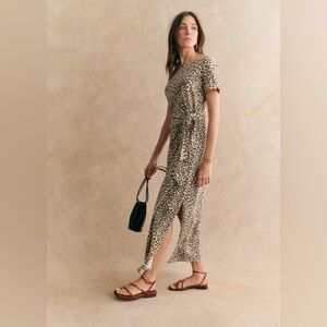 Sézane Pippa Dress leopard print FR36